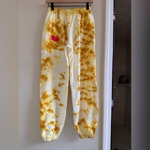 Clare V jogger Sweatpants - Marigold Cloud Tie-Dye / XS Original Price: $165 NWT